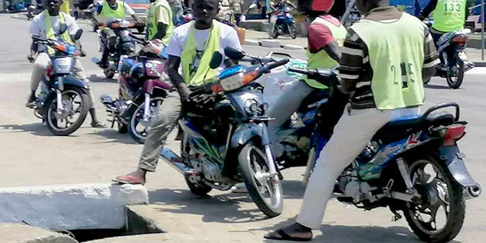 Congo/Owando : Des motos-taxis en lieu et place de voitures taxis Motos-A-Owando