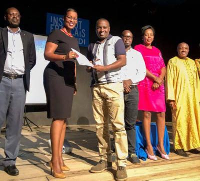 Fiacre Muhimpundu, lauréat de la finale nationale de « Ma thèse en 180 secondes » Burundi édition 2022