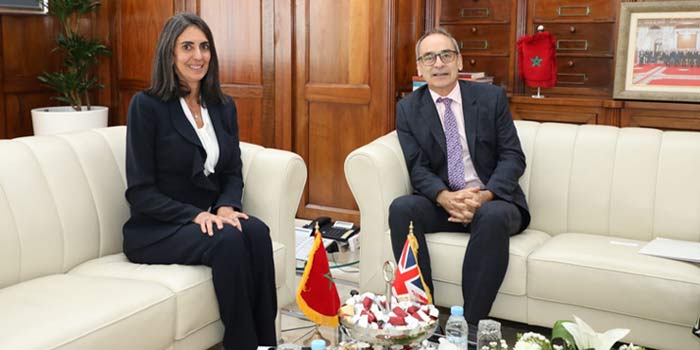 Maroc. Rencontre de Mme la Ministre de l’Economie et des Finances Avec M. Simon Martin, Ambassadeur Du Royaume-Uni