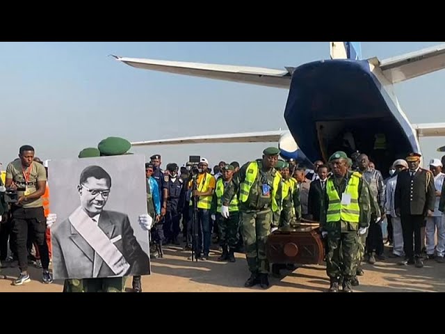 RDC : la dépouille de Patrice Lumumba est arrivée à Onulua RDC : la dépouille de Patrice Lumumba est arrivée à Onulua
