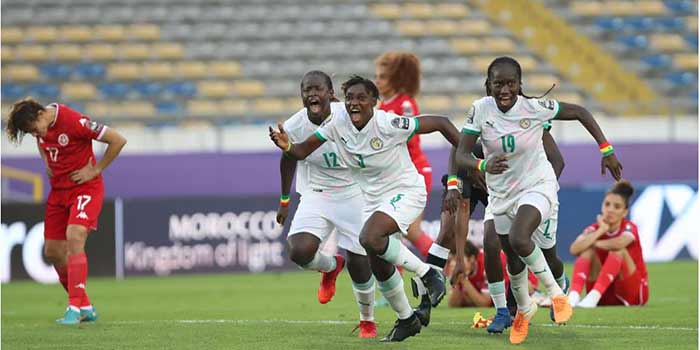 CAN féminine. Le Sénégal décroche une place en séries éliminatoires de la Coupe du monde après la victoire du WAFCON sur la Tunisie CAN féminine. Le Sénégal décroche une place en séries éliminatoires de la Coupe du monde après la victoire du WAFCON sur la Tunisie