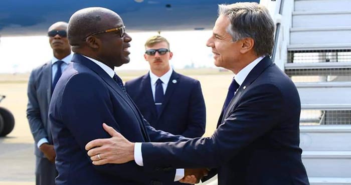 Le Secrétaire d&rsquo;État américain Anthony Blinken foule le sol congolais