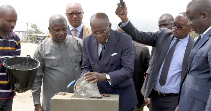 Congo/Education : Pose de la pierre du lycée d’enseignement général à Moukondo