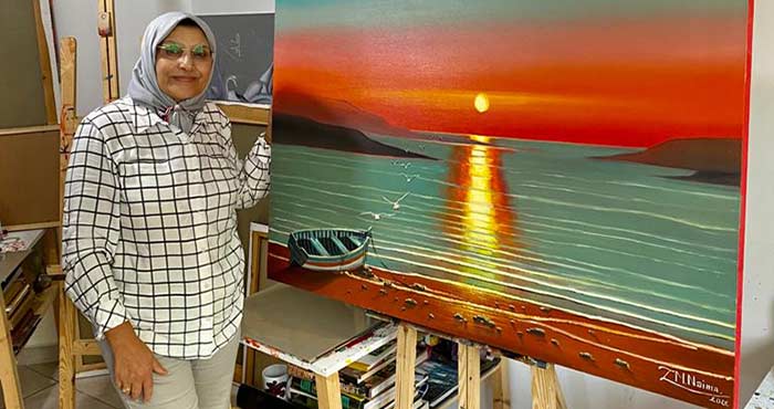 Maroc. L’œuvre de l’artiste-peintre Naima Zmarrou. Un univers pictural intime poétique Maroc. L’œuvre de l’artiste-peintre Naima Zmarrou. Un univers pictural intime poétique