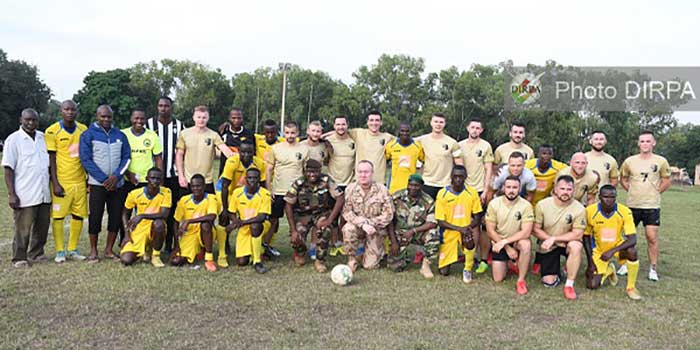 Mali. Direction du sport militaire : Match amical entre la force Tchèque de l’EUTM et la Direction