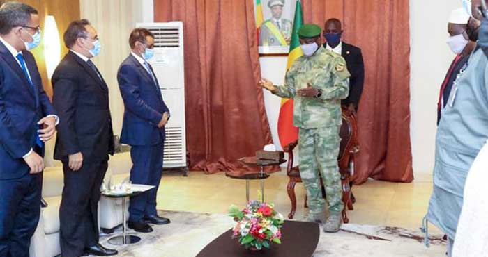 Mali/Coopération : Une délégation mauritanienne reçue par le Président de la Transition Mali/Coopération : Une délégation mauritanienne reçue par le Président de la Transition