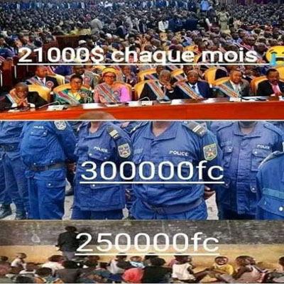 RD Congo. Et si on imposait la « gratuité civique » à nos députés !!! RD Congo. Et si on imposait la « gratuité civique » à nos députés !!!