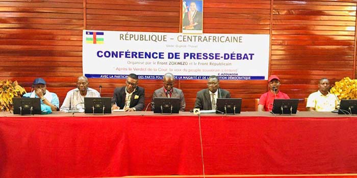 Centrafrique : le Front populaire « Zo Kwe Zo » appelle à l’organisation d’un référendum constitutionnel