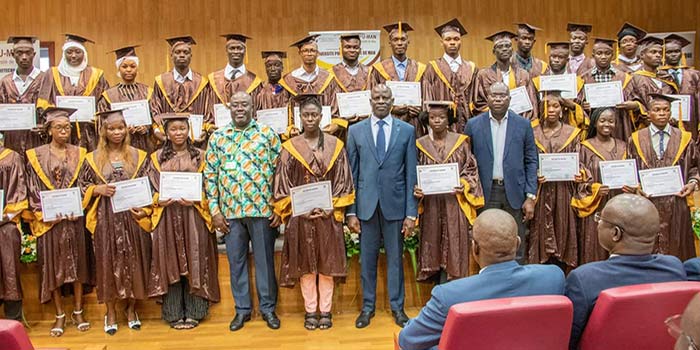 Côte d&rsquo;Ivoire. Université polytechnique de MAN : 73 diplômes en Masters et 31 Ingénieurs reçoivent leurs diplômes
