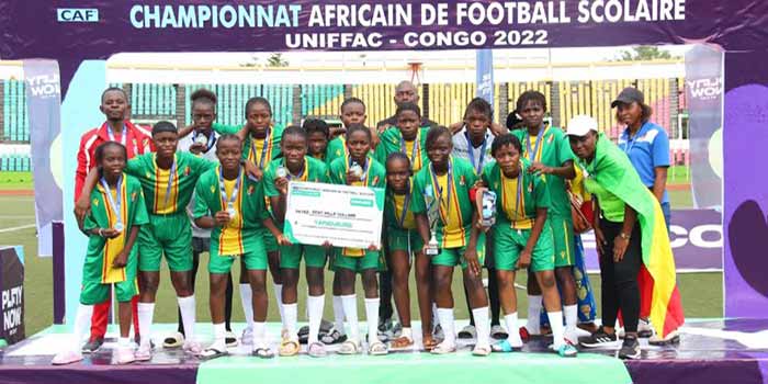 Le CEG Mfilou du Congo et l’Institut Horizon de la RD Congo remportent le tournoi UNIFFAC du Championnat Scolaire Africain de Football Le CEG Mfilou du Congo et l’Institut Horizon de la RD Congo remportent le tournoi UNIFFAC du Championnat Scolaire Africain de Football