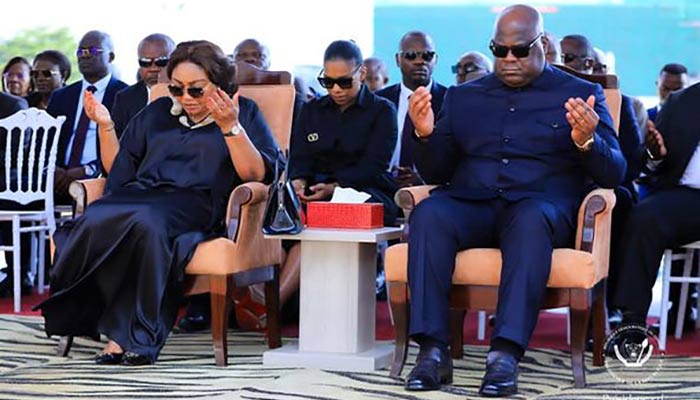 RDC. Le couple présidentiel assiste au culte œcuménique en mémoire des personnes décédées à la suite des pluies diluviennes à kinshasa
