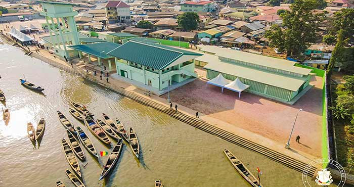 Guinée/Secteur de la pêche: Le Chef de l&rsquo;Etat officie la cérémonie d&rsquo;inauguration du port moderne de Kaporo