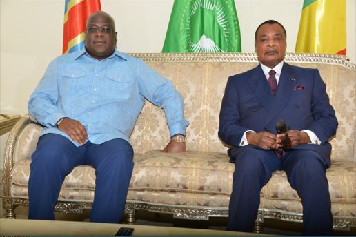 Congo/Diplomatie: la situation sécuritaire à l&rsquo;Est de la RDC au menu des échanges entre Denis Sassou N’Guesso et Félix Tshisekedi
