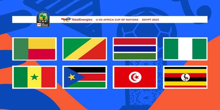 Les affiches des quarts de finale de la Coupe d’Afrique des Nations U20 TotalEnergies dévoilées Les affiches des quarts de finale de la Coupe d’Afrique des Nations U20 TotalEnergies dévoilées