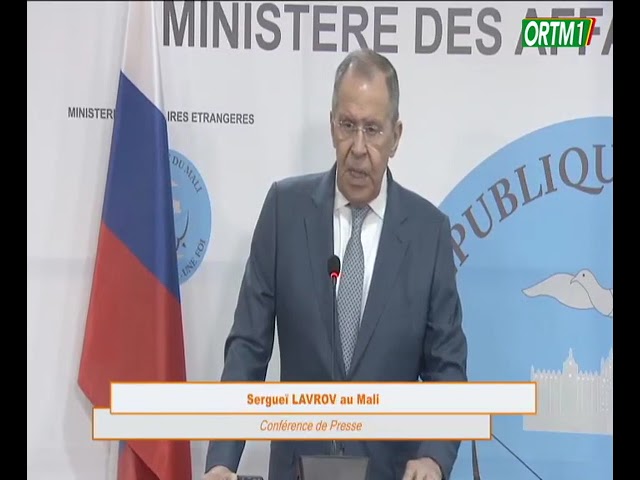 Serguei LAVROV |  » Nous étions à la base de la libération de l&rsquo;Afrique du joug colonial  » (ORTM)