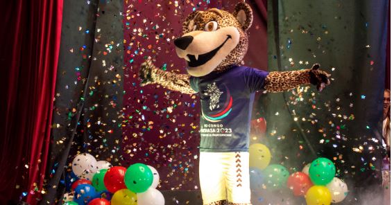 RDC. Bienvenue Masano, mascotte officielle des IXes Jeux de la Francophonie ! mbote masano