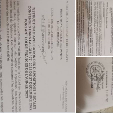 Congo Brazzaville. Ministres, députés, sénateurs…,payent désormais l’impôt! Congo Brazzaville. Ministres, députés, sénateurs…,payent désormais l’impôt!