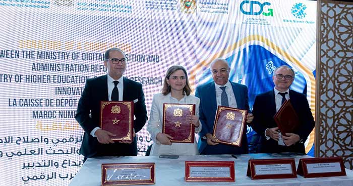 Mme la Ministre Ghita Mezzour a signé quatre conventions avec des Ministères et des établissements publics en marge de GITEX AFRICA MOROCCO à Marrakech