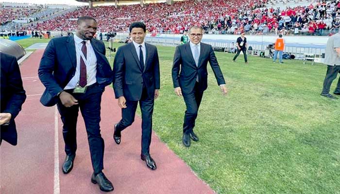 Nasser Al-Khelaifi assiste à la finale de la Ligue des champions de la CAF et réaffirme son soutien en faveur du football africain