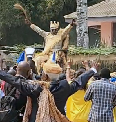 Congo-société : Installation au trône du nouveau roi Mâ-Loango Congo-société : Installation au trône du nouveau roi Mâ-Loango