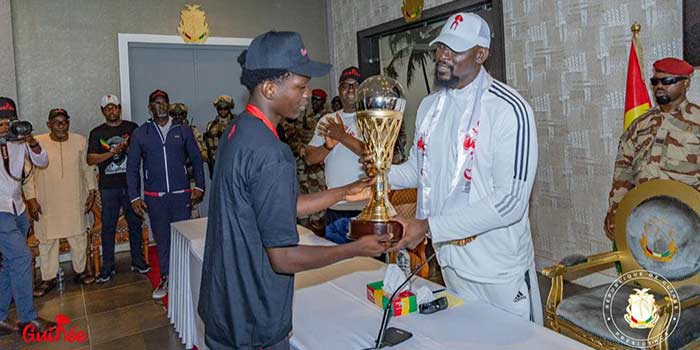 Guinée/Palais Mohammed V: Le Président Mamadi Doumbouya accueille les champions d&rsquo;Afrique de Basket-ball U16