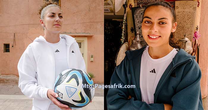 Adidas célèbre les icônes de la prochaine génération du football marocain, Élodie Nakkach et Imane Saoud