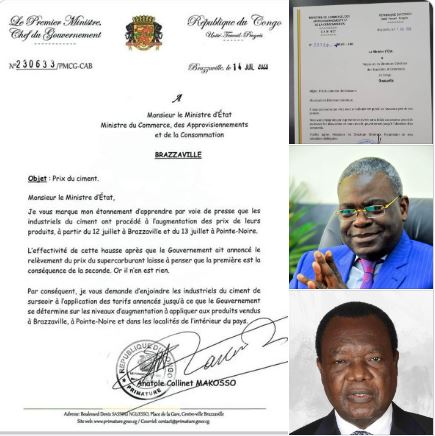 Congo Brazzaville/Augmentation des prix du ciment et bières locales. Le gouvernement joue au tango