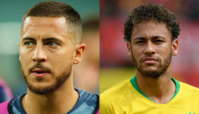FOOTBALL. Hazard vs Neymar