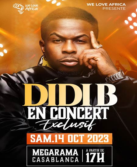 Le rappeur ivoirien Didi-B prochainement en concert à Casablanca