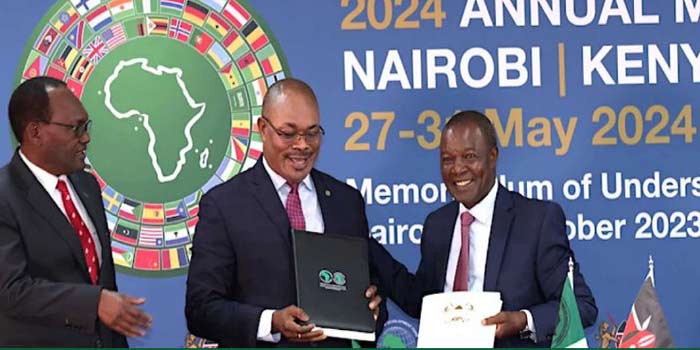 Le Kenya et le Groupe de la Banque africaine de développement signent un protocole d’accord pour accueillir les Assemblées annuelles 2024 à Nairobi